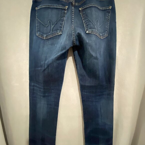 Citizens of Humanity Slim Straight Jeans Size 28 Medium Wash Stretch Denim - Picture 6 of 8
